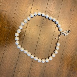 WHBM Faux Pearl Collar Necklace